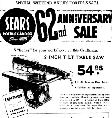 Sears Ad.