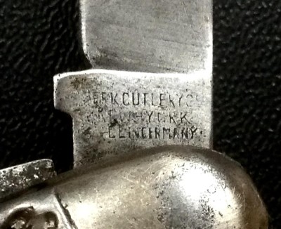 Can You Complete The Tang Stamp?<br />? ERK CUTLERY CO<br />NEW-YORK<br />MADE IN GERMANY