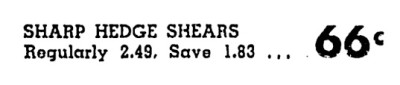 Sears Ad.
