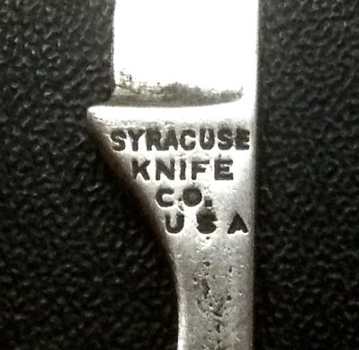 Knife A Tang Stamp.