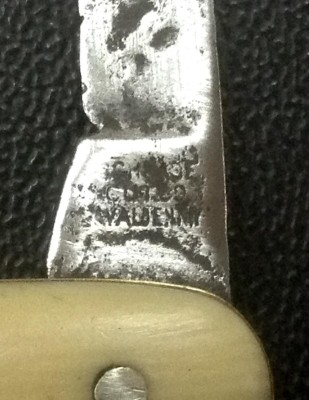 The Secondary Blade Tang Stamp.