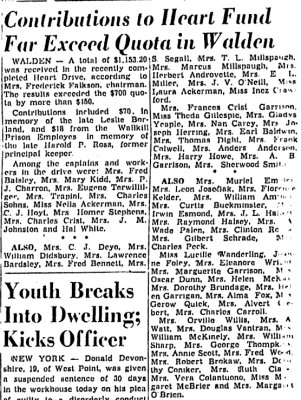 Mrs. Gilbert Schrade Mentioned.