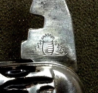 The Glass Cutter Tang Stamp.