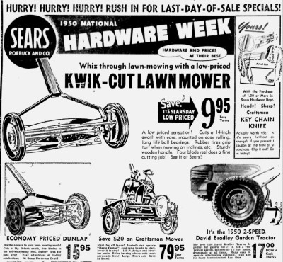 Sears Ad-Craftsman Key Chain Knife.