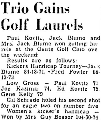 Gilbert "Gil" Schrade Mentioned.