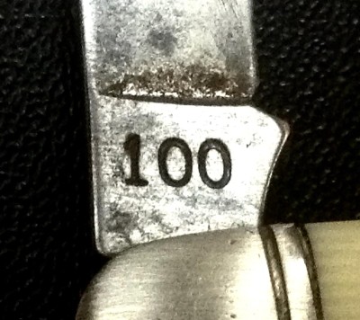 Back Tang Stamp.