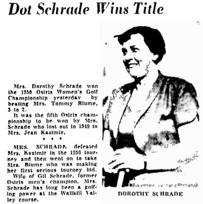 Dorothy "Dot" Schrade Mentioned &amp; Pictured.