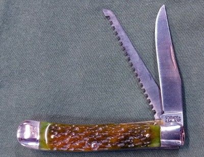Schrade 97OT moss green bone - b.jpg