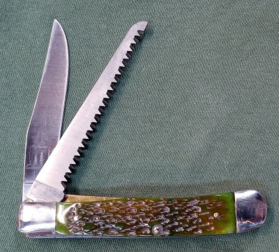 Schrade 97OT moss green bone - c.jpg