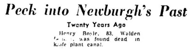 Twenty Years Ago Would Make It December, 1931.