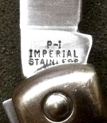 The Main Blade Back Tang Stamp.