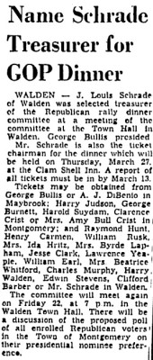 J. Louis Schrade Mentioned.