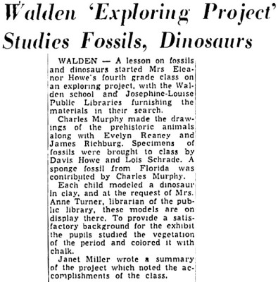 Lois Schrade Mentioned.
