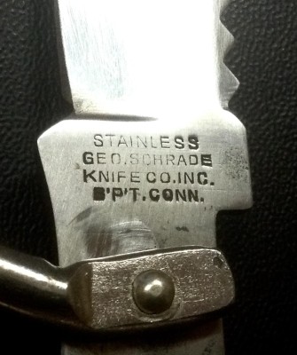 The Main Blade Front Tang Stamp.