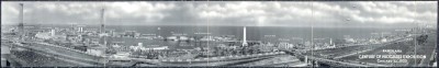 Panoramic View Of The 1933-1934 Chicago World's Fair.
