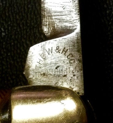 The Secondary Blade Front Tang Stamp.