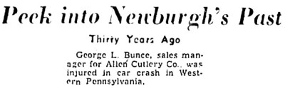 Allen Cutlery Company Mentioned.<br />Thirty Years Ago Would Make It August, 1922.