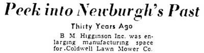 Thirty Years Ago Would Make It March, 1923.