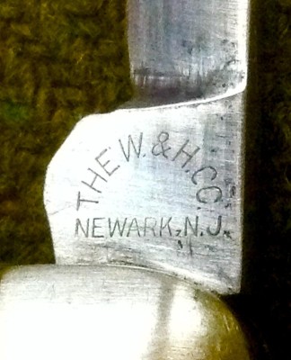 The Secondary Blade Front Tang Stamp.
