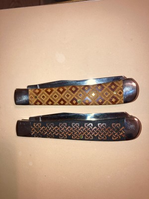 Case xx chestnut bone (Celtic maze -Celtic ruins )
