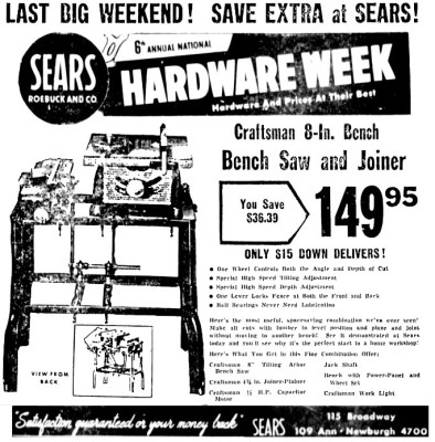 Sears Ad.