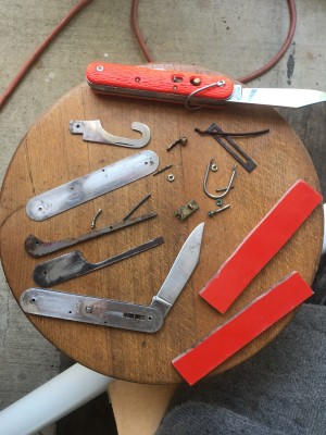 Scales cut to length and ready to measure and mark.