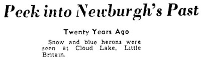 Twenty Years Ago Would Make It July, 1933.