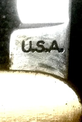 The Main Blade Front Tang Stamp.