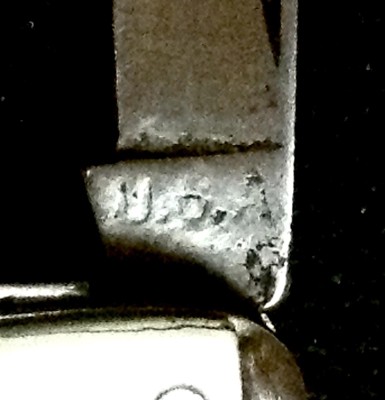 The Main Blade Front Tang Stamp.