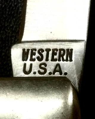 The Main Blade Front Tang Stamp.