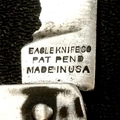 The Main Blade Front Tang Stamp.