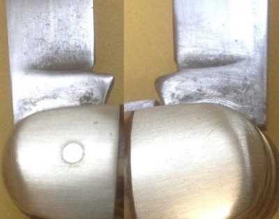 The Secondary Blade-Front &amp; Back Tang.
