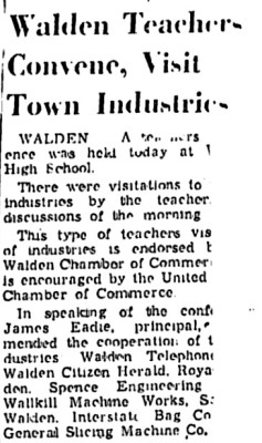 Schrade Walden Mentioned.
