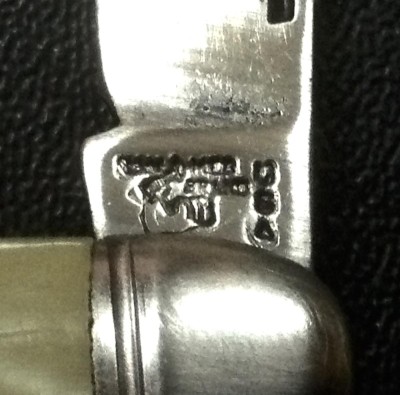 The Main Blade Front Tang Stamp.