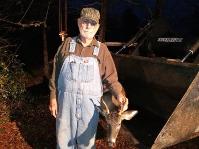 He got in trouble runnin' a doe, met with the .243.