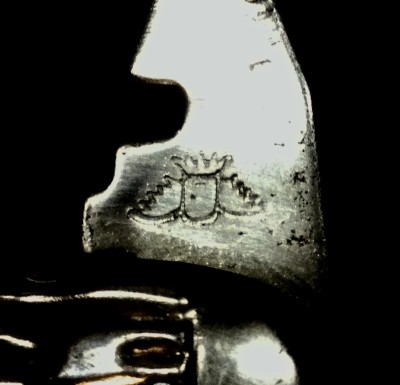 The Glass Cutter Tang Stamp.<br />Plain Symbol Or Logo.