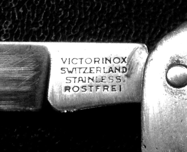 The Main Blade Front Tang Stamp.