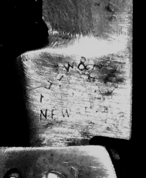 The Main Blade Front Tang Stamp.