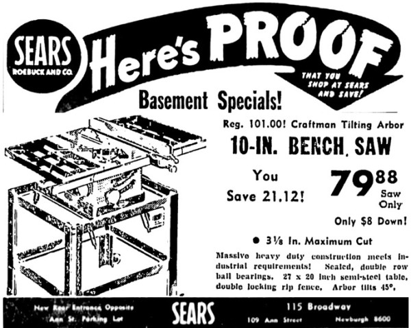 Sears Ad.