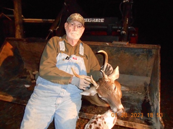 As you can see Flossie loves "her" deer.