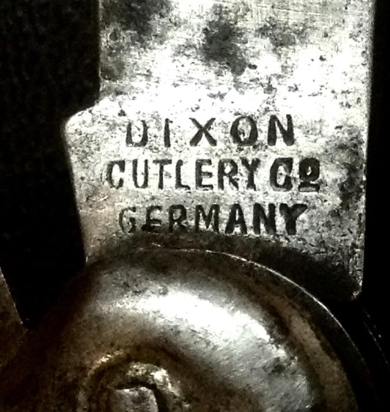 The Main Blade Front Tang Stamp.