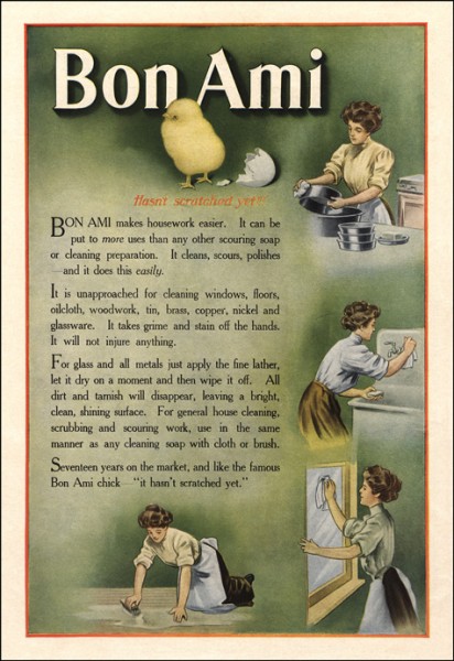 A Bon Ami Advertisement From 1909.