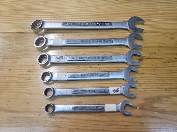 Craftsman combo wrenches (USA)