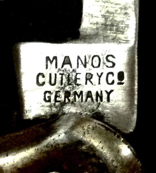 The Secondary Blade Front Tang Stamp.