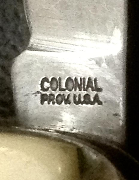 The Main Blade Front Tang Stamp.