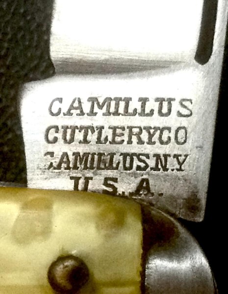 The Main Blade Front Tang Stamp.
