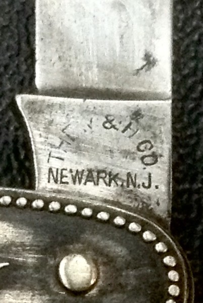 The Main Blade Front Tang Stamp.