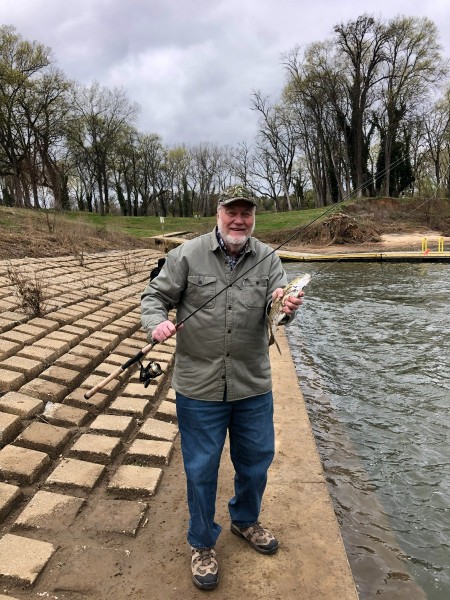 Roanoke River 3-13-23 (8) Jim, first fish in Weldon NC.jpg
