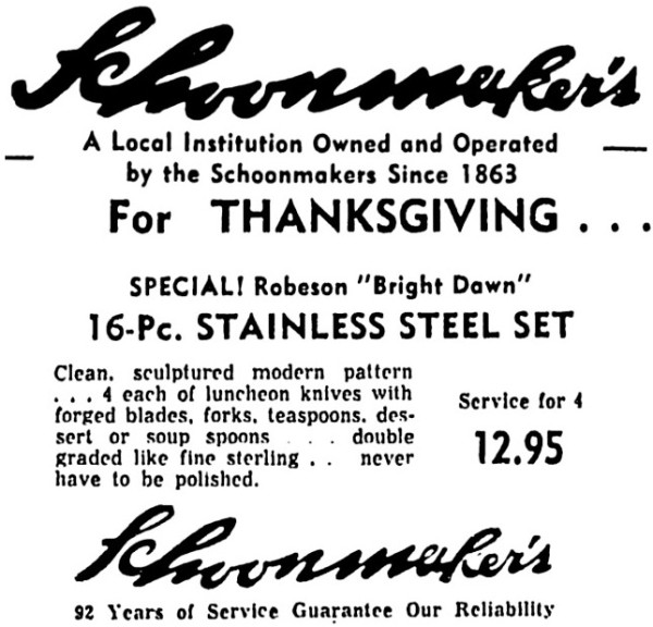 Robeson "Bright Down" Ad.
