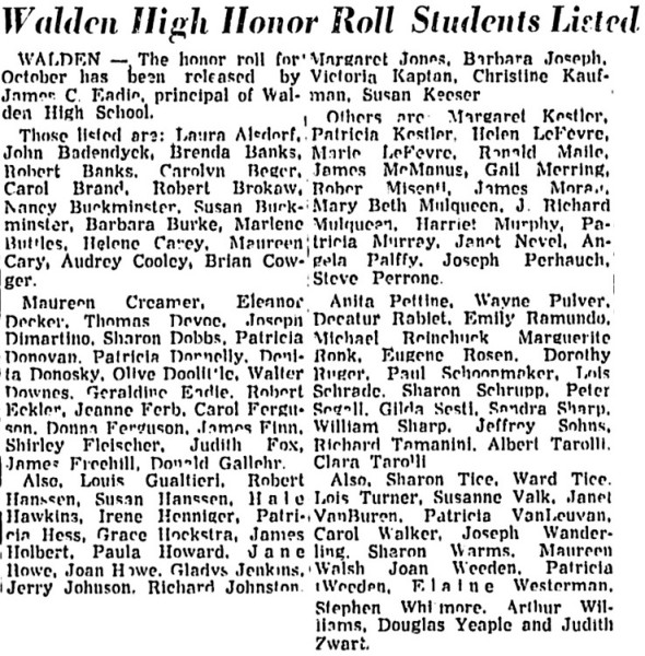 Lois Schrade Mentioned.